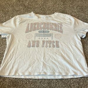 abercrombie kids vball crop top shirt